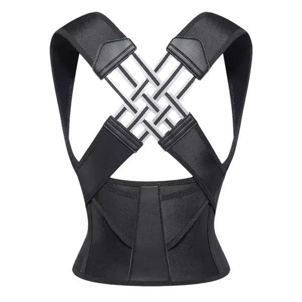 KIT Premium 2x1 : Fascia Correttore Posturale + Stimolatore Neuromuscolare Terapia Correttiva Schiena MAX Pro™